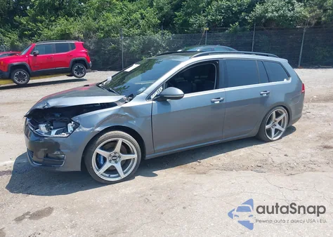 2015 Volkswagen Golf Sportwagen Tdi Se 4-Door z USA, uszkodzony, nr VIN 3VWCA7AU6FM504138